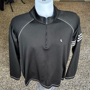 *ADIDAS Golf* lightweight mens 1/4 zip pullover casual golf sweater sweatshirt L